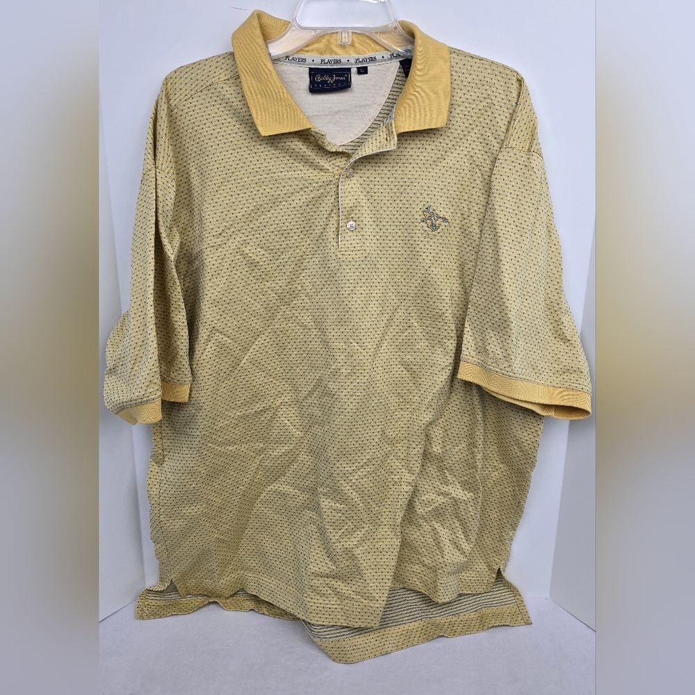 Bobby Jones Players Men’s Short Sleeve Polo Shirt Golf  XL Yellow